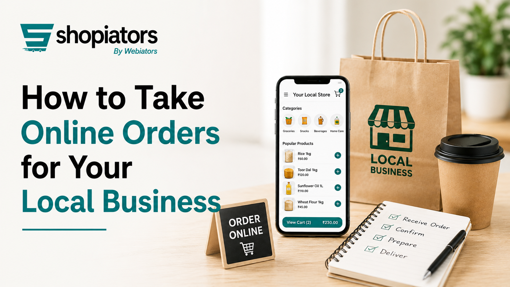 How to Take Online Orders for Your Local Business
