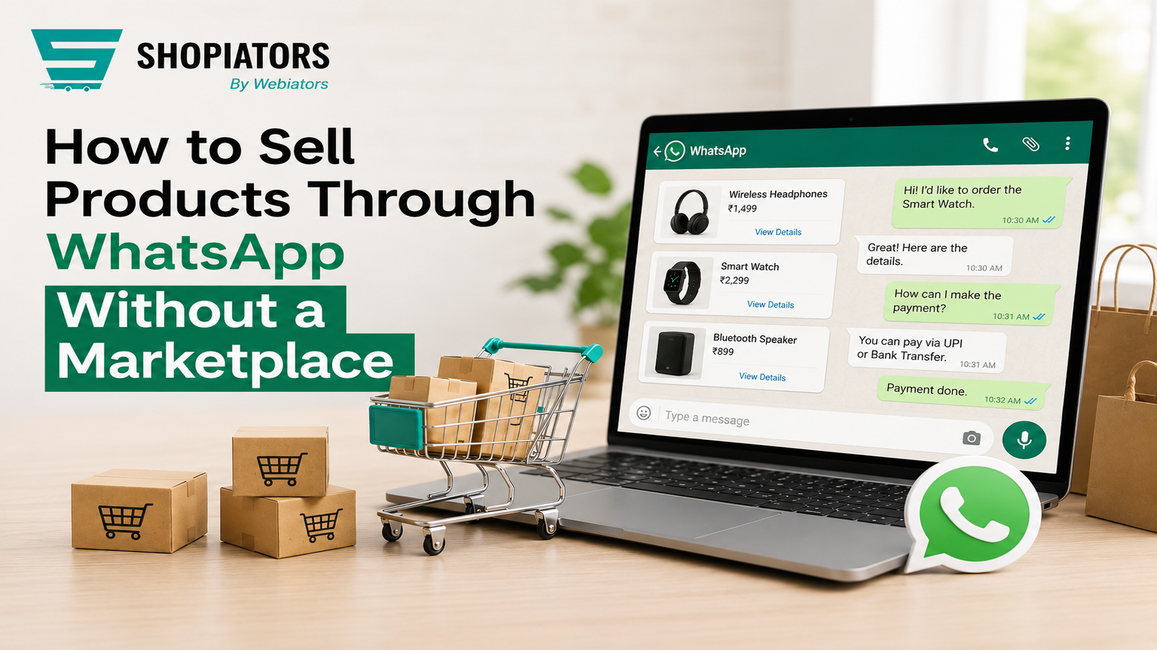 How to Sell Products Through WhatsApp Without a Marketplace